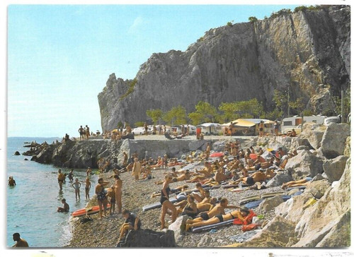 Cartolina trieste sistiana - cartolina, di