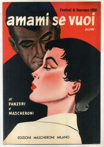 Spartito musicale amami se - musicale,