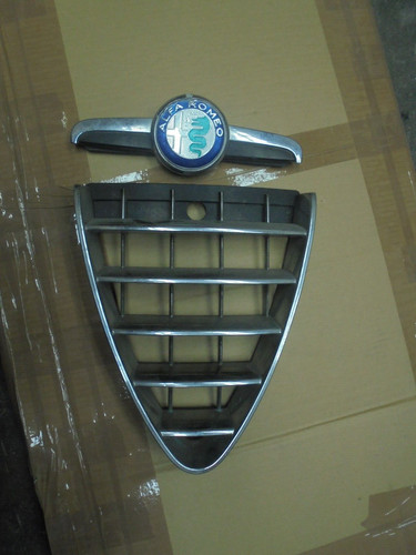 Griglia scudo centrale cromata - scudo,