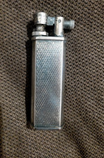 VINTAGE ACCENDINO SAFFA 20 LAMINATO ARGENTO ANNI '70 LIGHTER