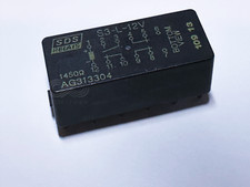 S3-L-12V AG313304 SDS RELÈ PCB relè 12VDC 2NO+1CO 4A 12 pin 1 bobina di bloccaggio