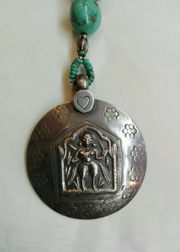 Collana etnica turchese - collana,