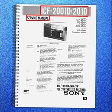 Sony icf 2001d 2010 receiver - 2010,