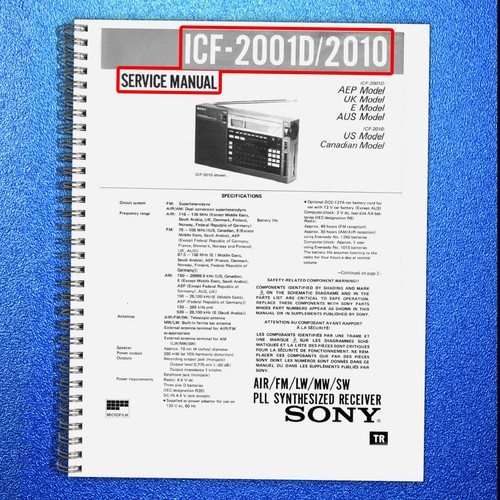 Sony icf 2001d - sony, 2010