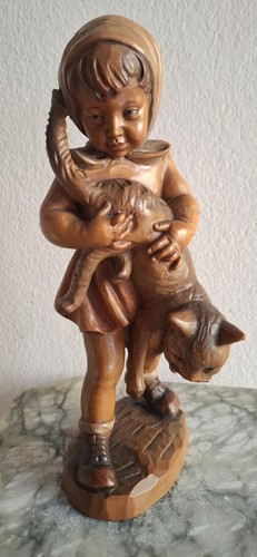 Scultura legno intagliato - in,