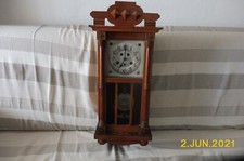 Orologio a pendolo, da muro, funzionante, primi '900