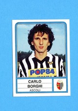 CALCIATORI PANINI 1983-84 -Figurina-Sticker- n 7 - BORGHI - ASCOLI -Rec