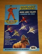 MICROMACHINES MICRO AEREI VOLANTI Pubblicità Advertising Werbung 1990
