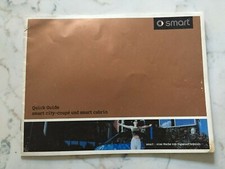 SMART CITY COUPE' CABRIO QUICK GUIDE GUIDA VELOCE ORIGINALE TEDESCO 14 PAGINE