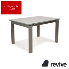Tavolo Da Pranzo In Vetro Calligaris Argento Con Funzione Estensibile