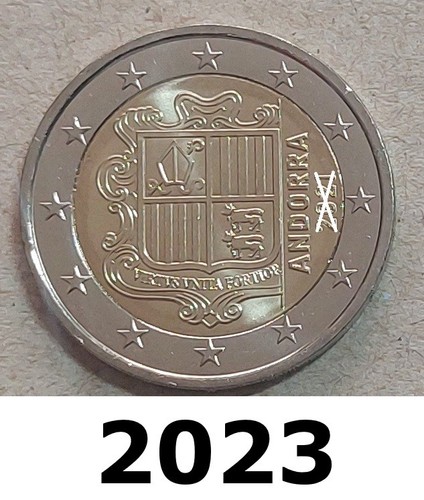 Andorra monete 2 - da, euro