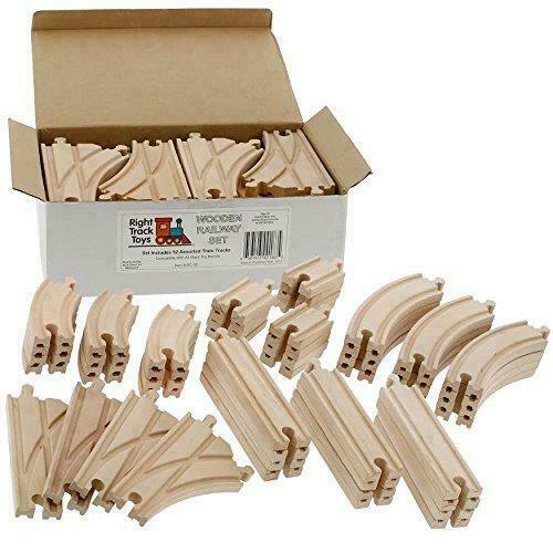 Pista treno legno pezzi - in,