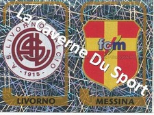 521 SCUDETTO # ITALIA AS.LIVORNO -  FC.MESSINA STICKER PANINI CALCIATORI 2004