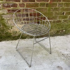 Sgabello vintage in filo di