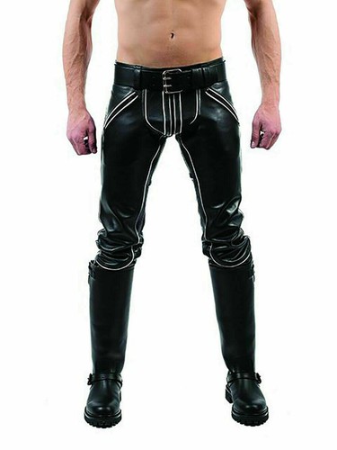 Jeans uomo pelle bovina doppia - jeans,