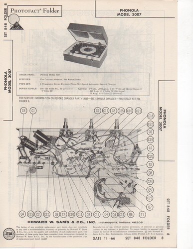 Phonola 3007 1966 giradischi - 3007,