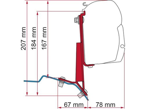 Staffe per f45 f35 adapter - per,