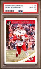 Patrick Mahomes RARA ROOKIE RC PANINI INVESTMENT CARD SSP ROY GEM MINT PSA 10
