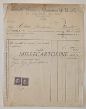 SOCIETÀ G.E.A. GAS ENERGIA ELETTRICA ACQUA CANTÙ - Carta Intestata 1932