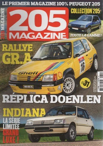 205 magazine peugeot - 205, sr