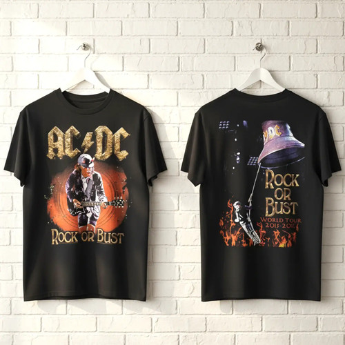 Shirt uomo acdc rock - uomo, or