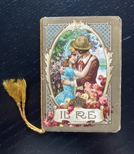 1930 Il Re calendario barbiere calendarietto Rossi Sador sapone Fratelli Cella