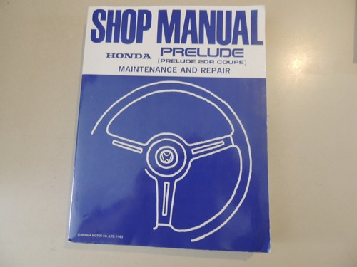 Manuale officina - , (inglese)