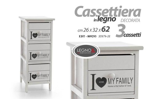 Mobile cassettiera legno - mobile,