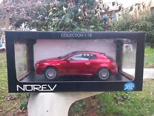 NOREV 1/18 ALFA BRERA ROUGE MÉTALLISÉE - WITH DEFECT READ DESCRIPTION 