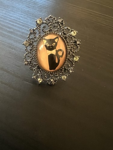 Anello gatto betsey johnson - anello,