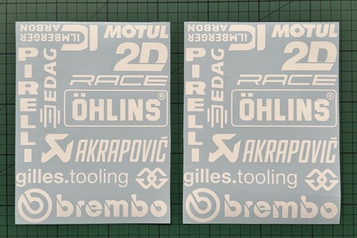 Kit adesivi pezzi race - adesivi,