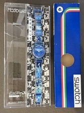 Vecchio SWATCH Orologio Da Polso - 100° ANNIVERSARIO FIGC - Collezione Calcio