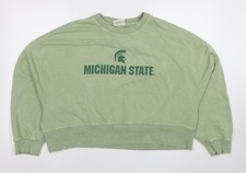 Felpa pullover girocollo MSU