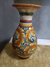 vaso ceramica dipinto a mano