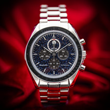 Omega Speedmaster Professional Moonphase Aventurine 311.30.44.32.01.001 set completo