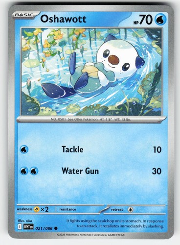 Oshawott 021 086 - oshawott, white