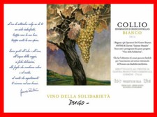 VINO DA COLLEZIONE ETICHETTE Vino della Solidarietà Dugo Pauletto BOTTIGLIA
