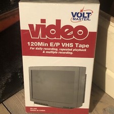 Video VHS Volt Master Sigillato Nuovo Nastro Registrazione 120 Minuti Nuovo e Sigillato