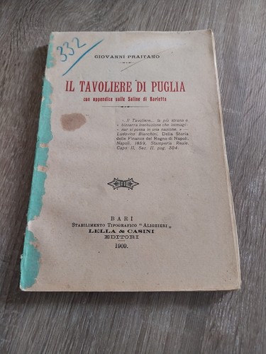 Praitano il tavoliere - g.;,