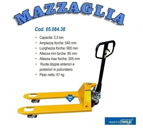 Spin transpallet ton - 2,5,