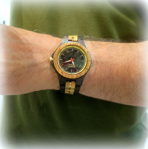 Orologio legno quadrante - legno,