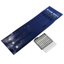 6 X Hair Rigs 12Lb Barbless