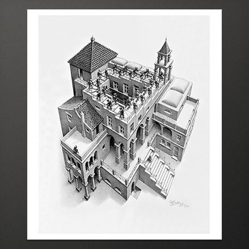 Escher ascending and - escher, 'ascending