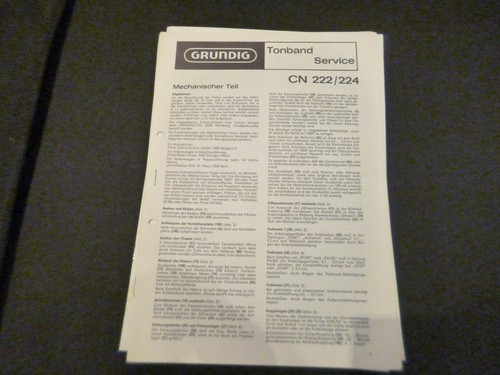 Manuale servizio originale - manuale,