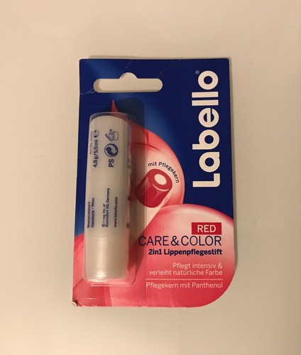 Labello care color red 2in1 - &,