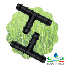 TEE RACCORDO T RACCORDI PORTAGOMMA TEES TI per TUBO IRRIGAZIONE ALA GOCCIOLANTE
