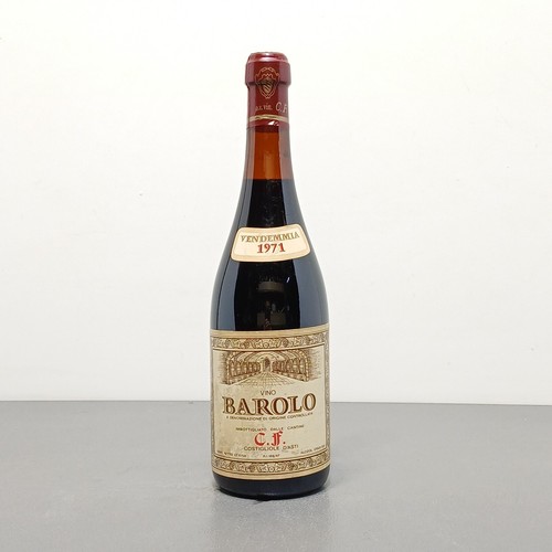 Barolo 1971 costigliole asti - barolo, d'asti