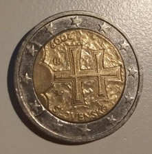 Moneta euro slovensko - moneta, da