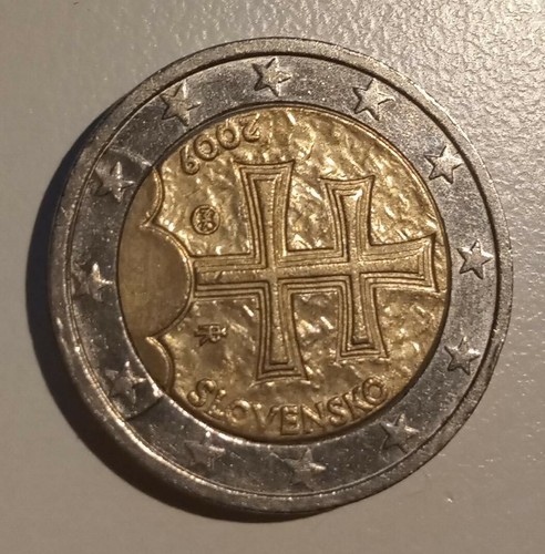 Moneta euro slovensko - moneta, 2
