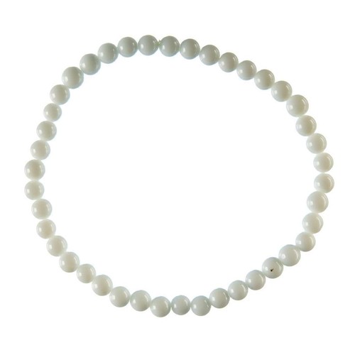 Bracciale giada bianca - bracciale,